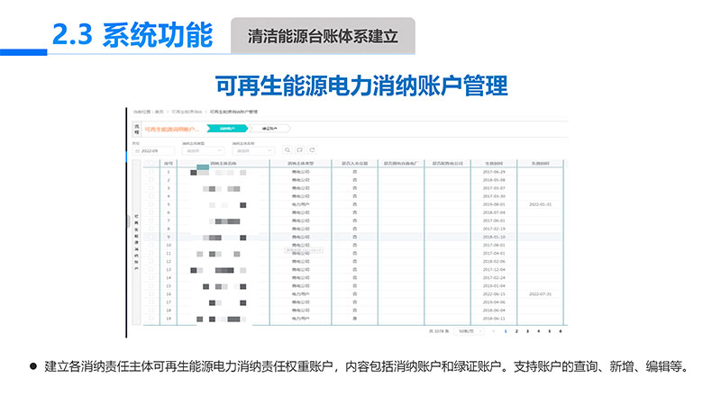 可再生能源电力消纳量监测核算设计开发项目