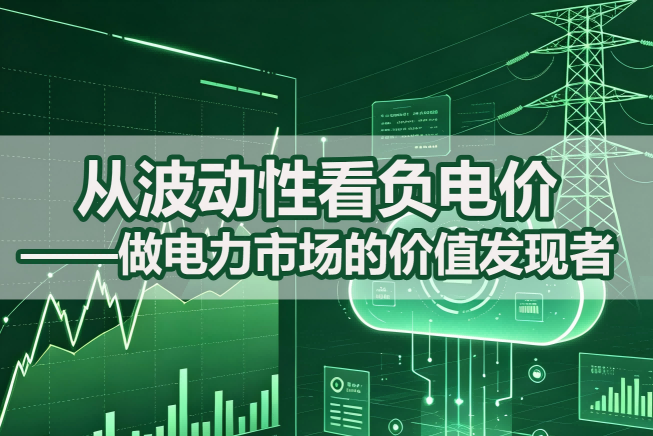从波动性看负电价——做电力市场的价值发现者